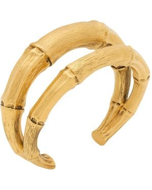 Saint Laurent Open Bracelet - Metallic