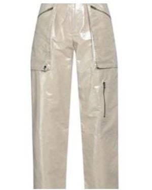 Isabel Marant Fashion Metallic Tapered Casual Pants - White