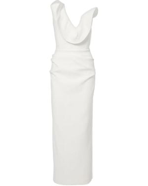 Maticevski Requiem Strapless Crêpe Gown - White