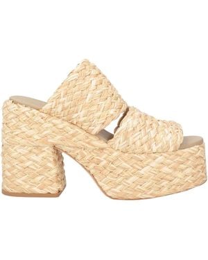 FARM Rio Simple-Colored Sandals - Natural