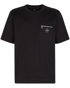 Fendi Tools Printed Crewneck T-Shirt in Black for Men | Lyst