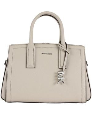 Michael Kors Small Laila Satchel - Natural