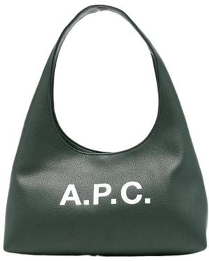 A.P.C. Mini Ninon Shoulder Bag - Green
