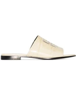 Givenchy 4G Mesh Logo Sandals - White