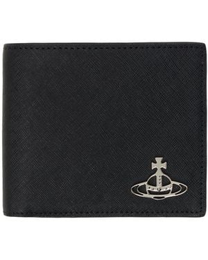 Vivienne Westwood Saffiano Wallet - Black