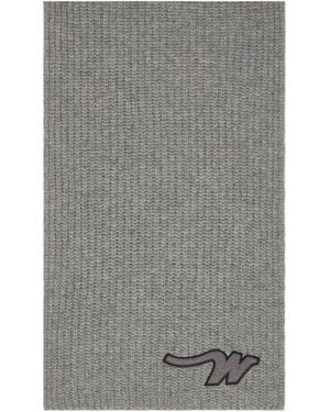 Weekend by Maxmara Wool Yarn Scarf - Grey