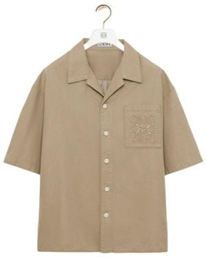 Loewe Short-Sleeved Shirt - Natural