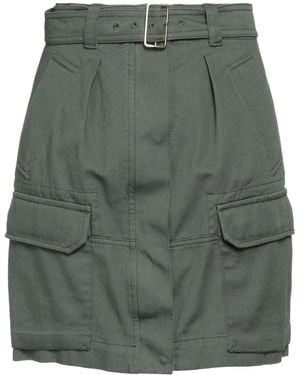 Weekend by Maxmara Solid A-Line Skirt - Green