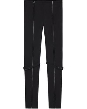 Courreges Courrges Zip Detailed Trousers - Black