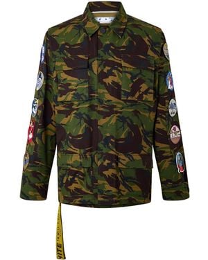 Off-White c/o Virgil Abloh Camo Jacket Sn99 - Green