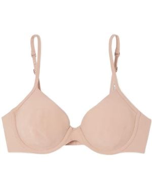 La Perla Second Skin Stretch Muslin Bra Underwear - Natural