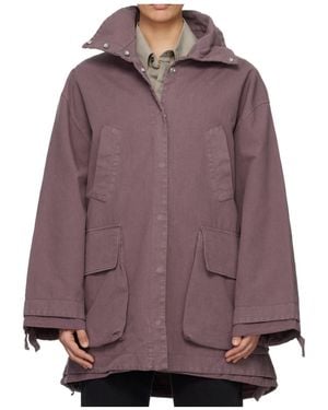 Our Legacy Mole Long-Sleeve Casual Jacket - Purple