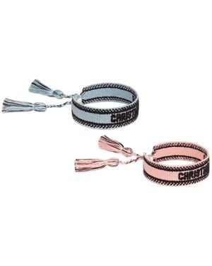 Dior Christian Bracelet Set - White