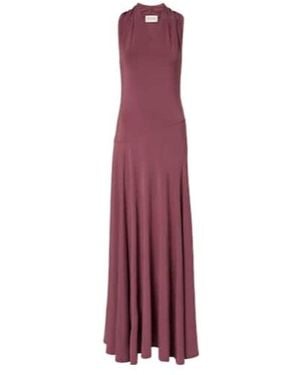 TOVE Vina Crêpe Maxi Dress - Purple
