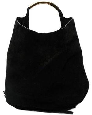 Moschino Logo-Lettering Tote Bag - Black