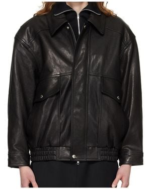 DUNST Zip-Front Vegan Jacket - Black