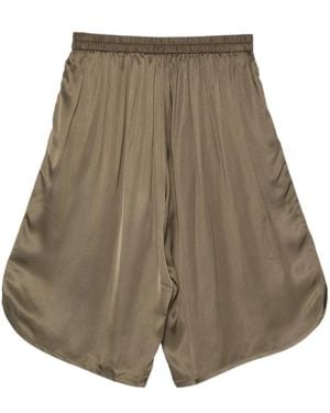 Frankie Shop Elastic-Waist Shorts - Natural