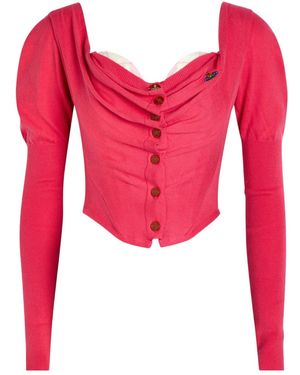 Vivienne Westwood Wool-Blend Vest Jumper - Red