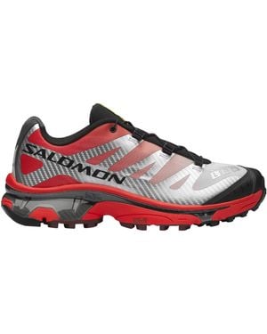 Salomon Lab Colour Block Trainers - Red