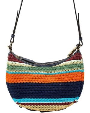 Fendi Crochet Hobo Bag - Blue