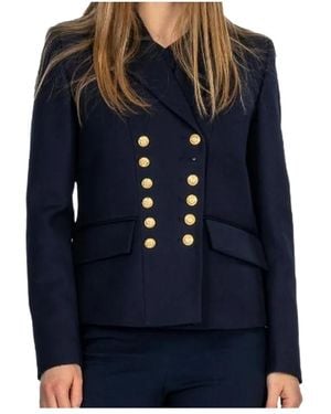 The Seafarer Wool Blazer - Blue