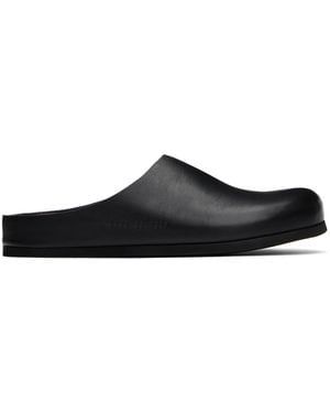 Common Projects Leather Slippers - Black