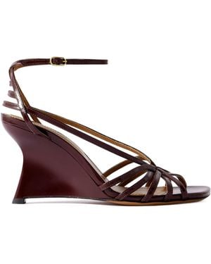 Zimmermann Aura Wedge Sandals - Brown