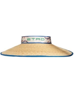 Etro Logo Embroidered Hat - Metallic