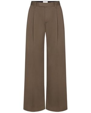 FRAME Casual Trousers With Belt Loops - Brown
