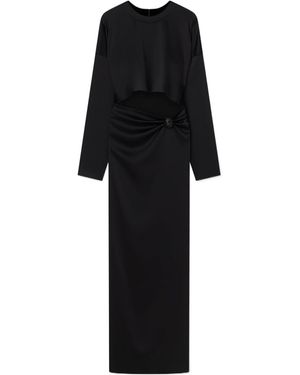 Nanushka Long-Sleeved Dress - Black