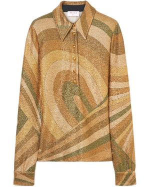 PUCCI Pucci Jersey Lame Top - Metallic