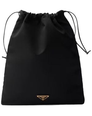 Prada Wish Re-Nylon Pouch - Black