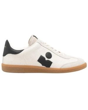 Isabel Marant Brycy Perforated Trainers - White