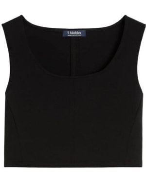 Max Mara Sleeveless Top - Black