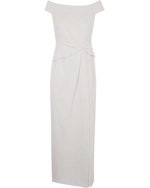 Ralph Lauren Lauren Off-Shoulder Dress - White