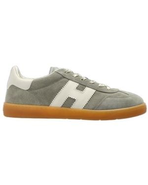 Hogan Cool Round Toe Trainers - Green