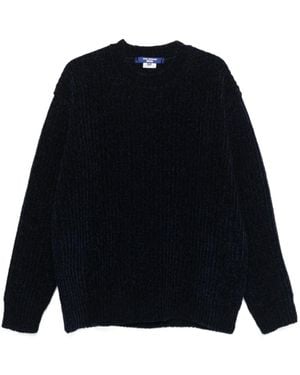 Junya Watanabe Crewneck Knitted Jumper - Blue