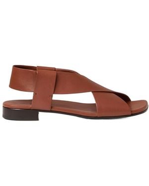 Loro Piana Marge Sandal - Brown