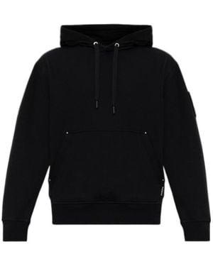 Moose Knuckles Long-Sleeved Hooded Sweatshirt - Blue