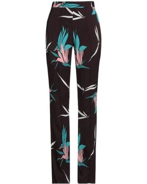 Marni Straight-Leg Floral Printed Pants - Black