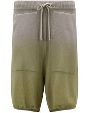 Moncler Cashmere Bermuda Shorts - Green