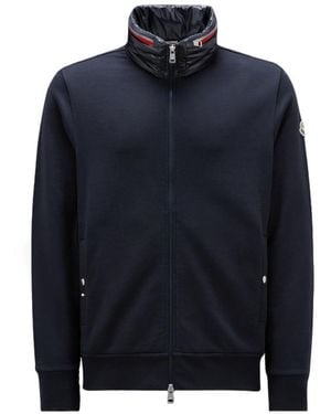Moncler Tricolour Hoodie - Blue