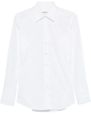 Rohe Polo-Collar Shirt - White
