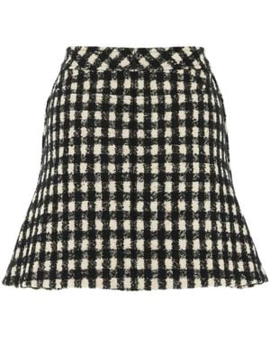 Chloé Plaid Skirt - Black