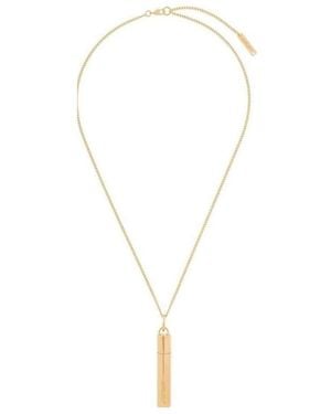 Ambush Pill Case Pendant Necklace - White