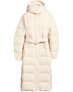 Ganni Solid Color Shell Jackets - Natural
