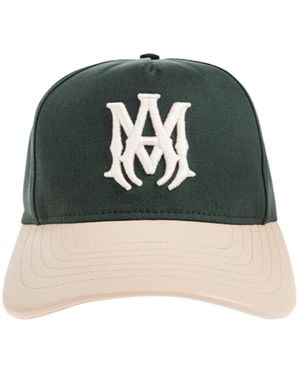 Amiri Logo-Embroidered Two-Tone Baseball Cap - Green