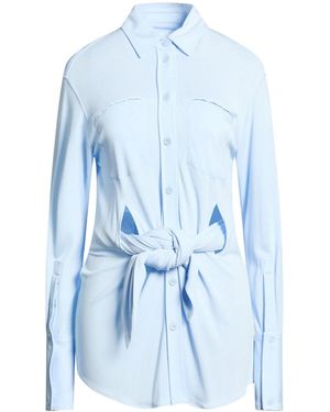 Burberry Solid Colour Shirts - Blue