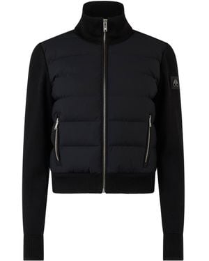 Moose Knuckles Long-Sleeved Casual Jacket - Black