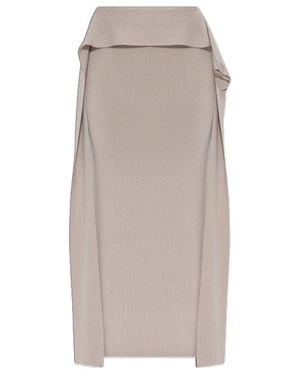 Entire studios Layered Wrap Skirt - Grey
